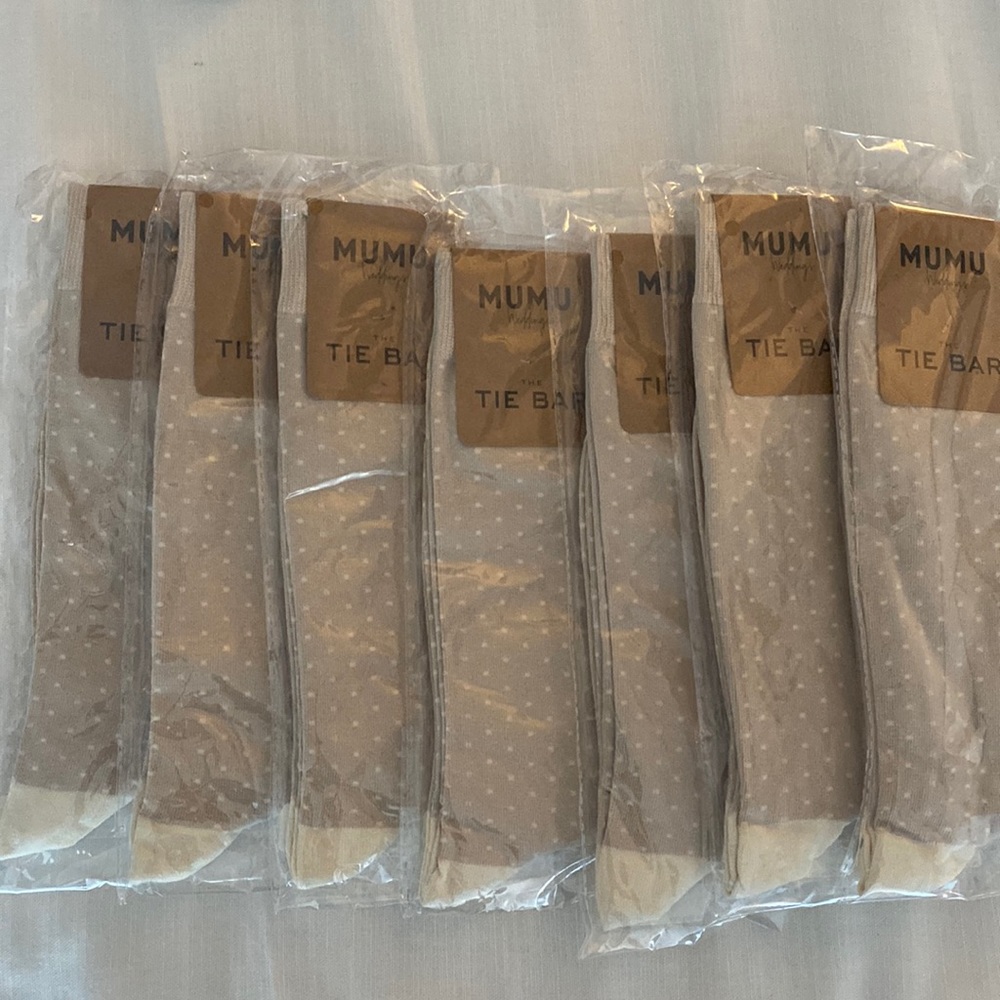 Show Me Your Mumu - Tie Bar Socks (7 pairs) - Show Me The Ring Crisp Color